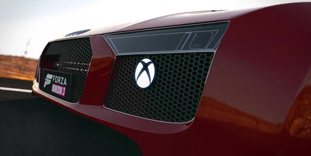 Xbox One S v edici Audi R8: autokonzole pro Forza Horizon 3