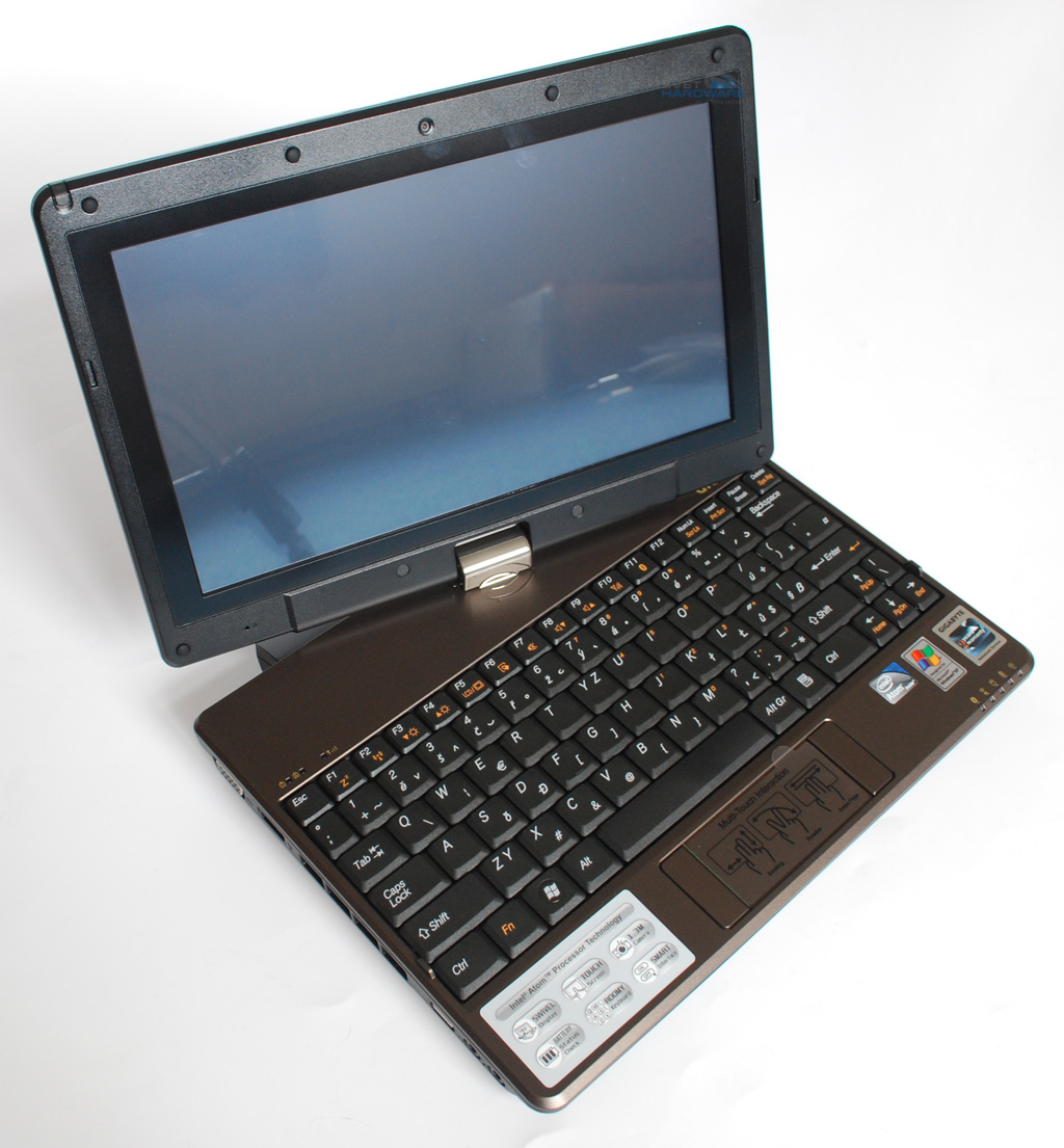 Gigabyte T1028X a M1022M: speciální netbooky