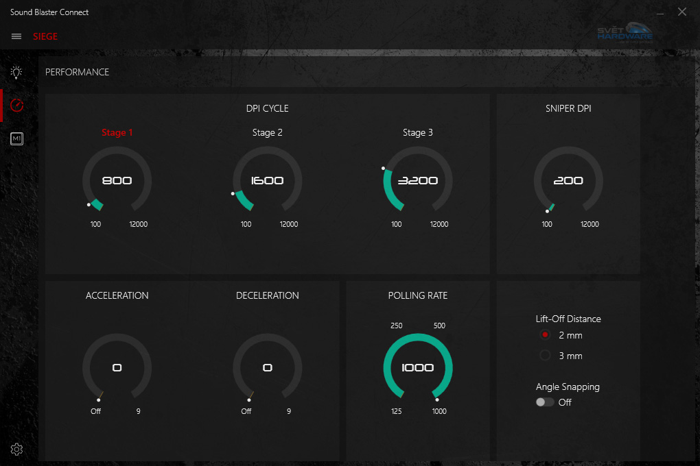 Creative Sound BlasterX Siege M04: herní myš