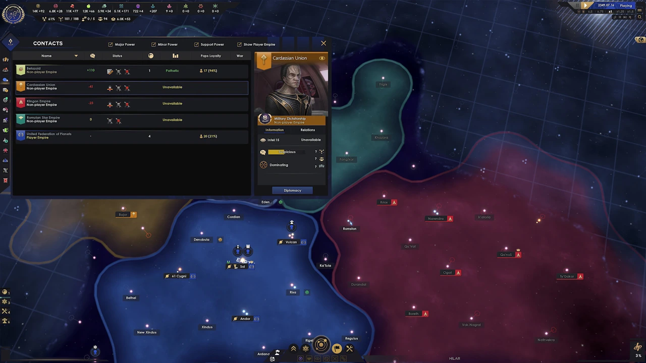 Star Trek: Infinite: gameplay trailer na grand strategii od Paradox Interactive