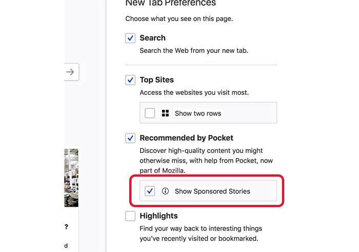 Firefox bude od verze 60 zobrazovat sponzorovaný obsah
