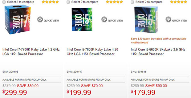 Procesory Intel už někde zlevňují, je to už reakce na Ryzen?