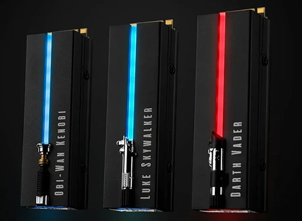 Seagate uvádí rychlá PCIe 4.0 SSD v edici Lightsaber na motivy Star Wars