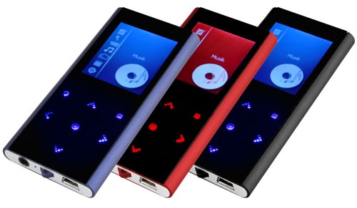 Sharkoon a ViViDO - MP4 přehrávač s dotykovými tlačítky