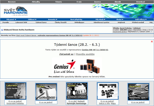 Týdenní šance s Genius (28.2. - 6.3.)