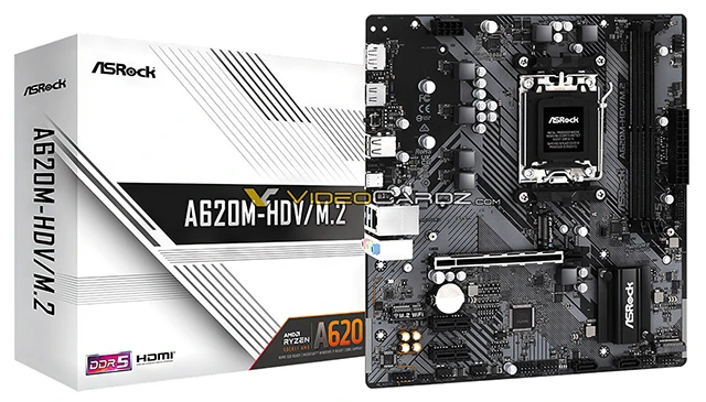 Objevují se první fotky základních desek s AMD A620