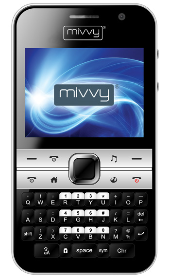 mivvy dual typer - telefon především pro SMS