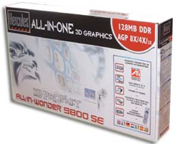 Hercules Radeon 9800 SE v provedení All-In-Wonder
