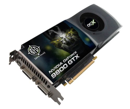 Přetaktované GeForce 9800 GTX od BFG, eVGA a Sparkle