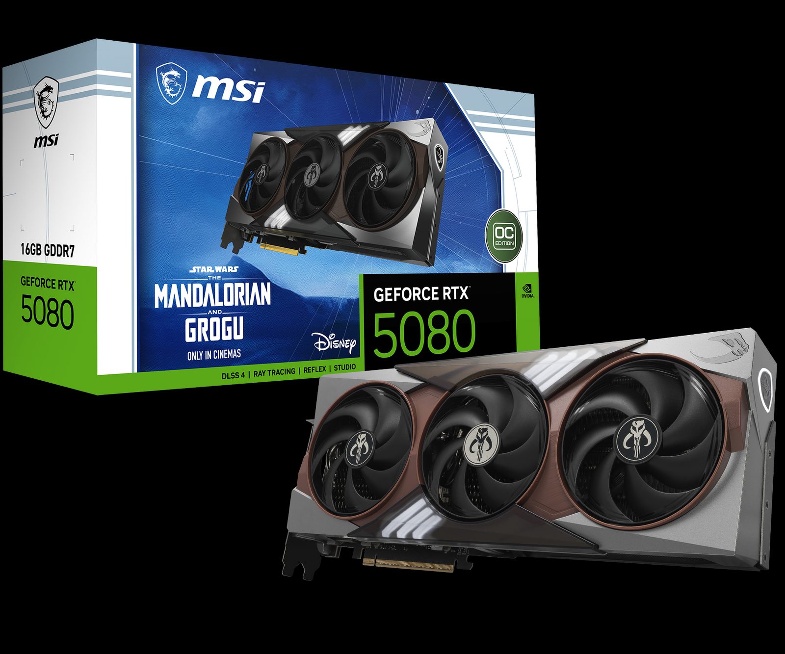 Ulovte si na Smarty.cz svůj kousek galaxie s limitovanou MSI GeForce RTX 5080 Mandalorian edition