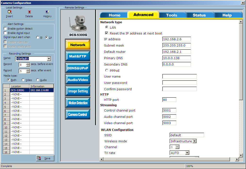 Test IP kamer střední třídy s Wi-Fi: 2. část