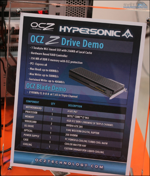 CeBIT v obrazech - 1TB SSD od OCZ, RaidSonic a střípky nabídky Super Talent
