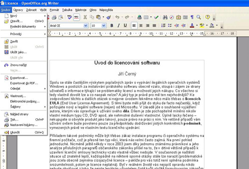 Úvod do licencování softwaru