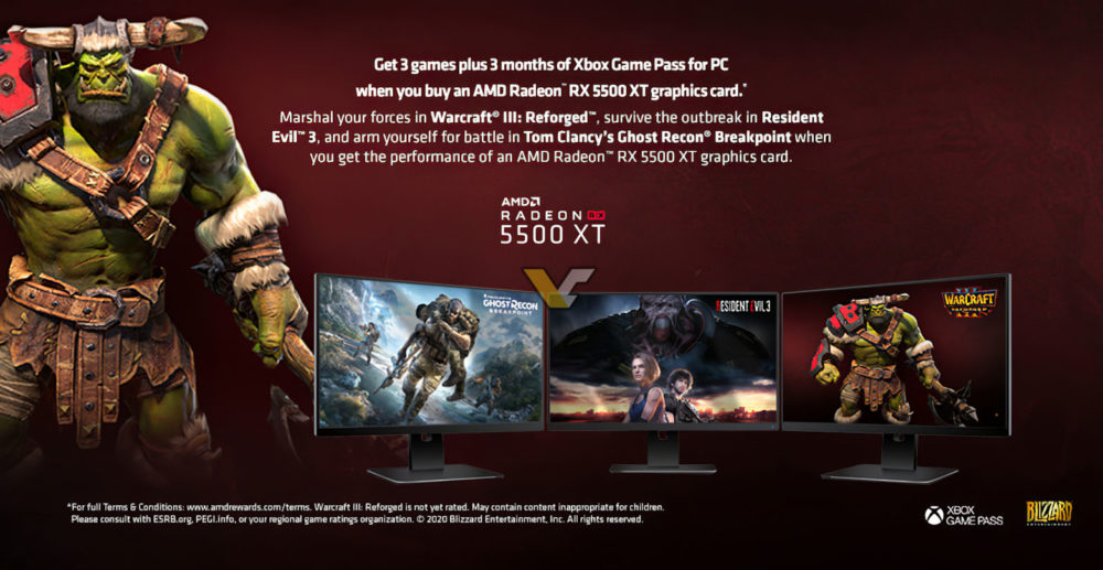 AMD Raise The Game 2020: až tři hry zdarma k novému hardwaru