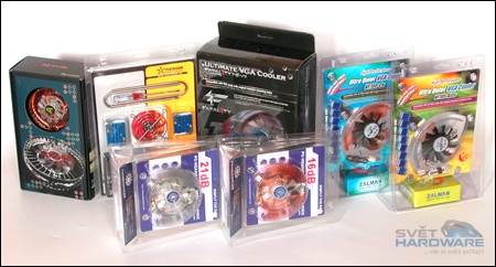 Megatest 20 VGA chladičů: 1. část