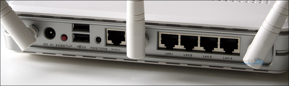 ASUS WL-500W: k WiFi ještě USB