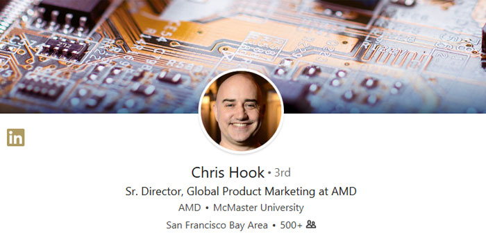 Chris Hook, veterán ještě z dob ATi, odchází z AMD