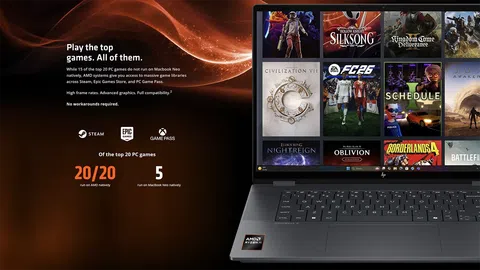 AMD si utahuje z MacBooku Neo, rozběhne nativně jen 5 her z 20