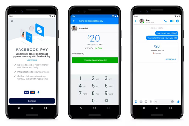 Facebook Pay, nový platební systém pro Facebook i Messenger