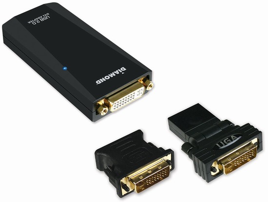 Diamond nabídne adaptér z USB na DVI