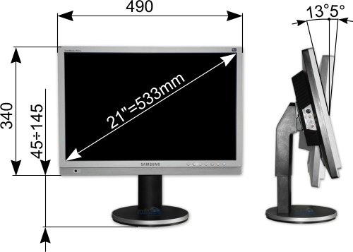 Širokoúhlý všeuměl - Samsung 215TW