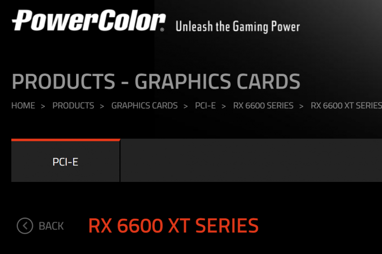 PowerColor už na svých stránkách uvedl karty RX 6600 a RX 6600 XT