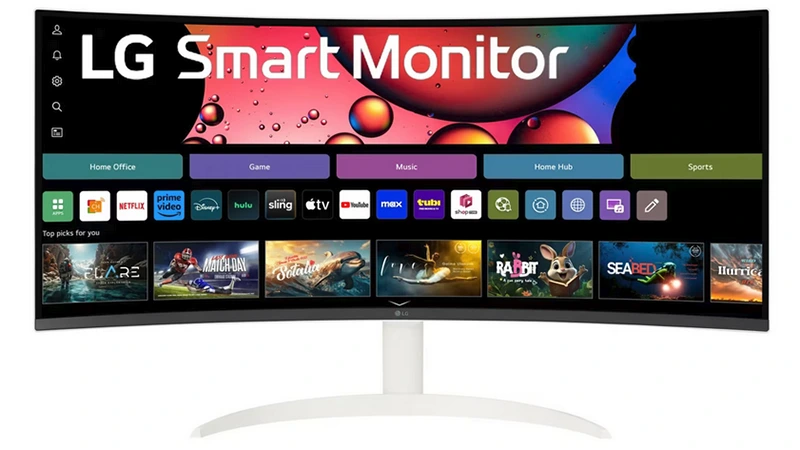 LG představilo chytrý 100Hz monitor 34SR63QA-W s webOS
