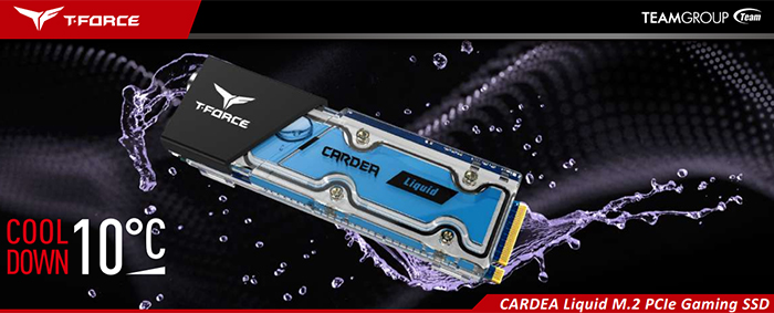 Team Group ukazuje vodou chlazené M.2 SSD a další produkty