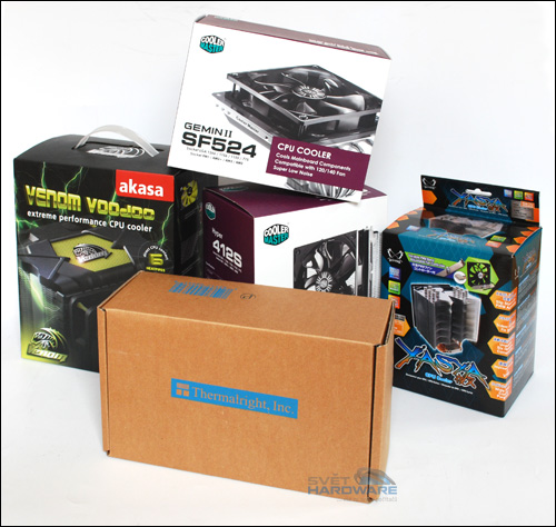 Test pětice výkonných CPU chladičů