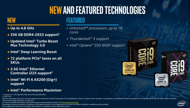 Nové HEDT Cascade Lake-X budou představeny už 7. října, cena výrazně klesne
