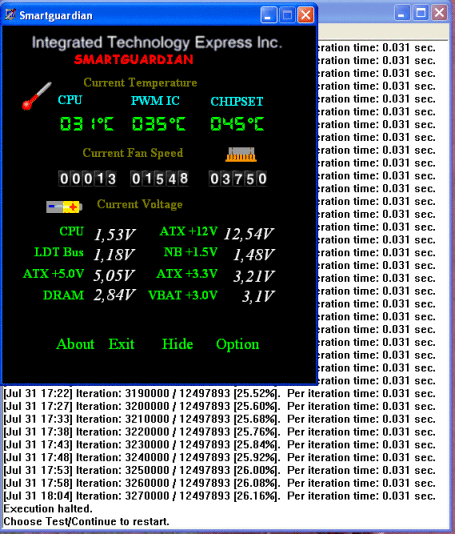 Crucial Ballistix PC3200 DDR400, 2x512MB, dual channel