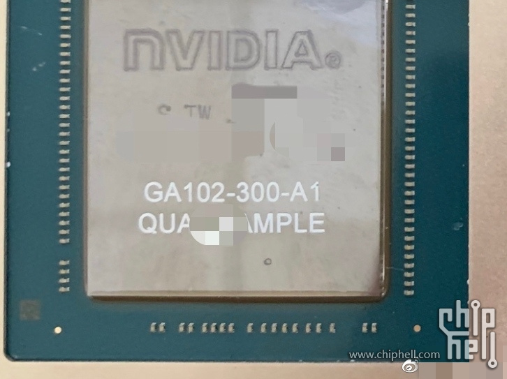 Údajné GPU NVIDIA GA102-300 se ukazuje na fotografii