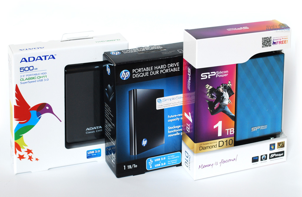 Test 1TB externích disků s USB 3.0