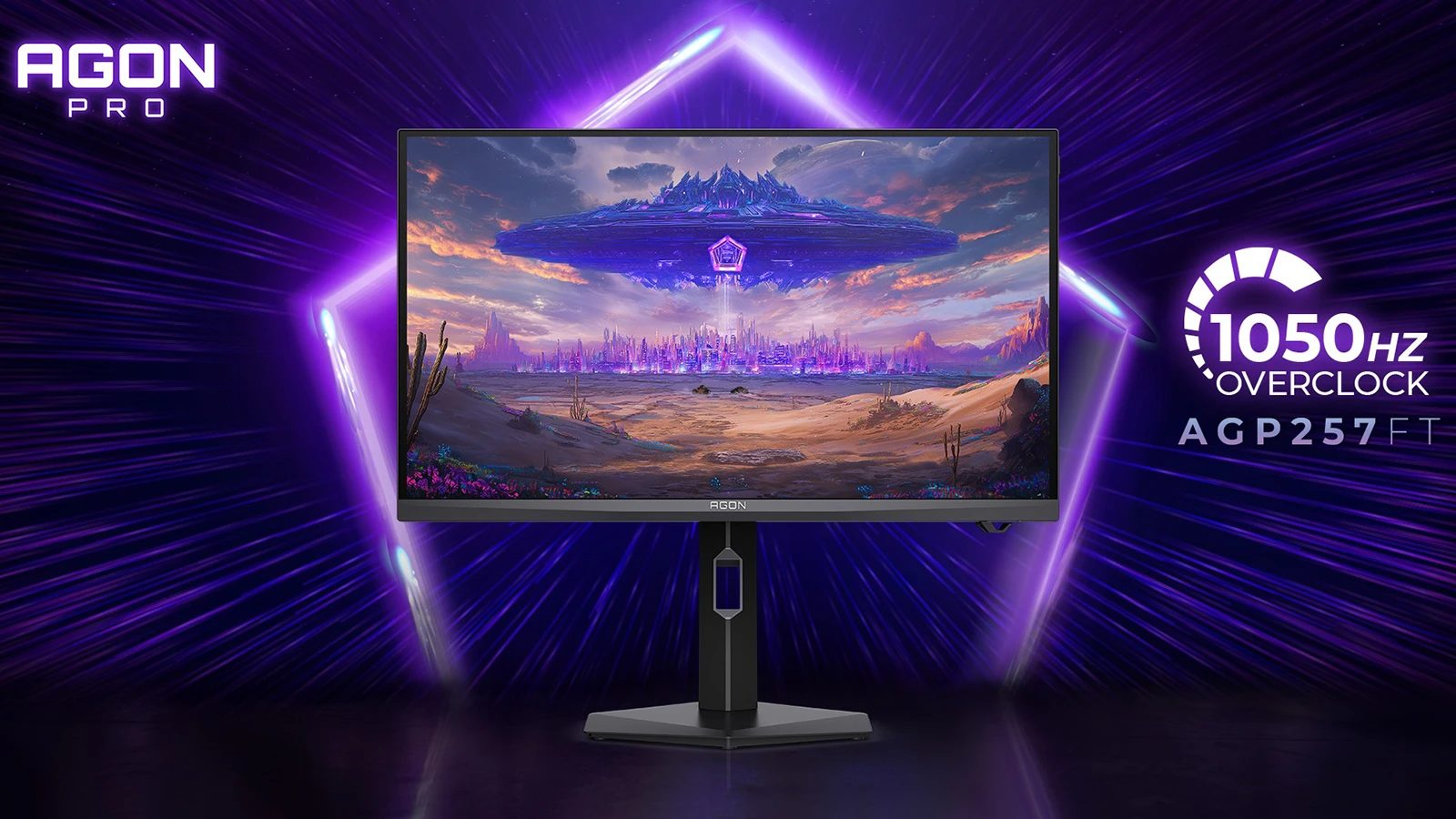 Monitor AOC Agon Pro AGP257PT nativně zvládá 1000 Hz. V OC umí i 1050 Hz