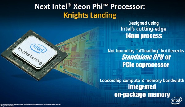 Intel Xeon Phi: Knights Landing s výkonem přes 3 TFLOPS