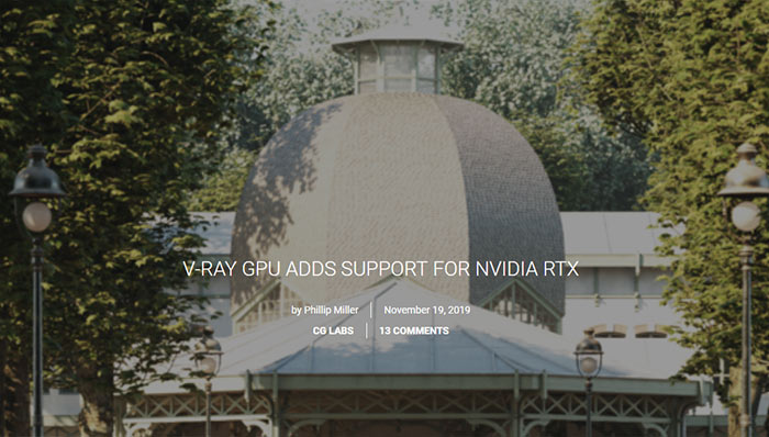 V-Ray a Blender's Cycles získávají podporu GeForce RTX