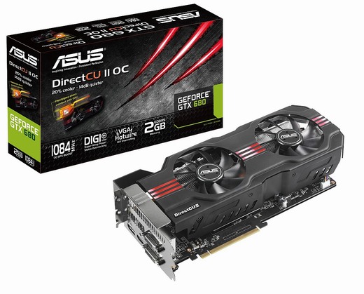 Asus uvádí GTX 680 DirectCU II TOP a DirectCU II OC