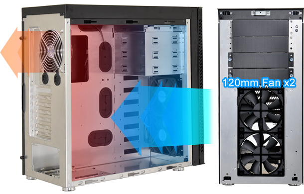 Lian Li PC-B16 a A61: modulární Middle Towery