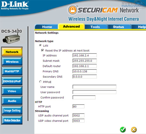 Test IP kamer střední třídy s Wi-Fi: 2. část