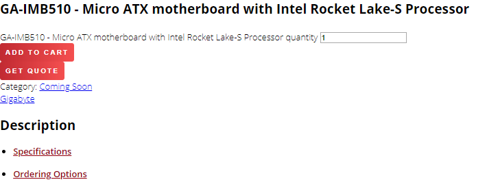 Zjevil se Intel H510 pro procesory Rocket Lake-S
