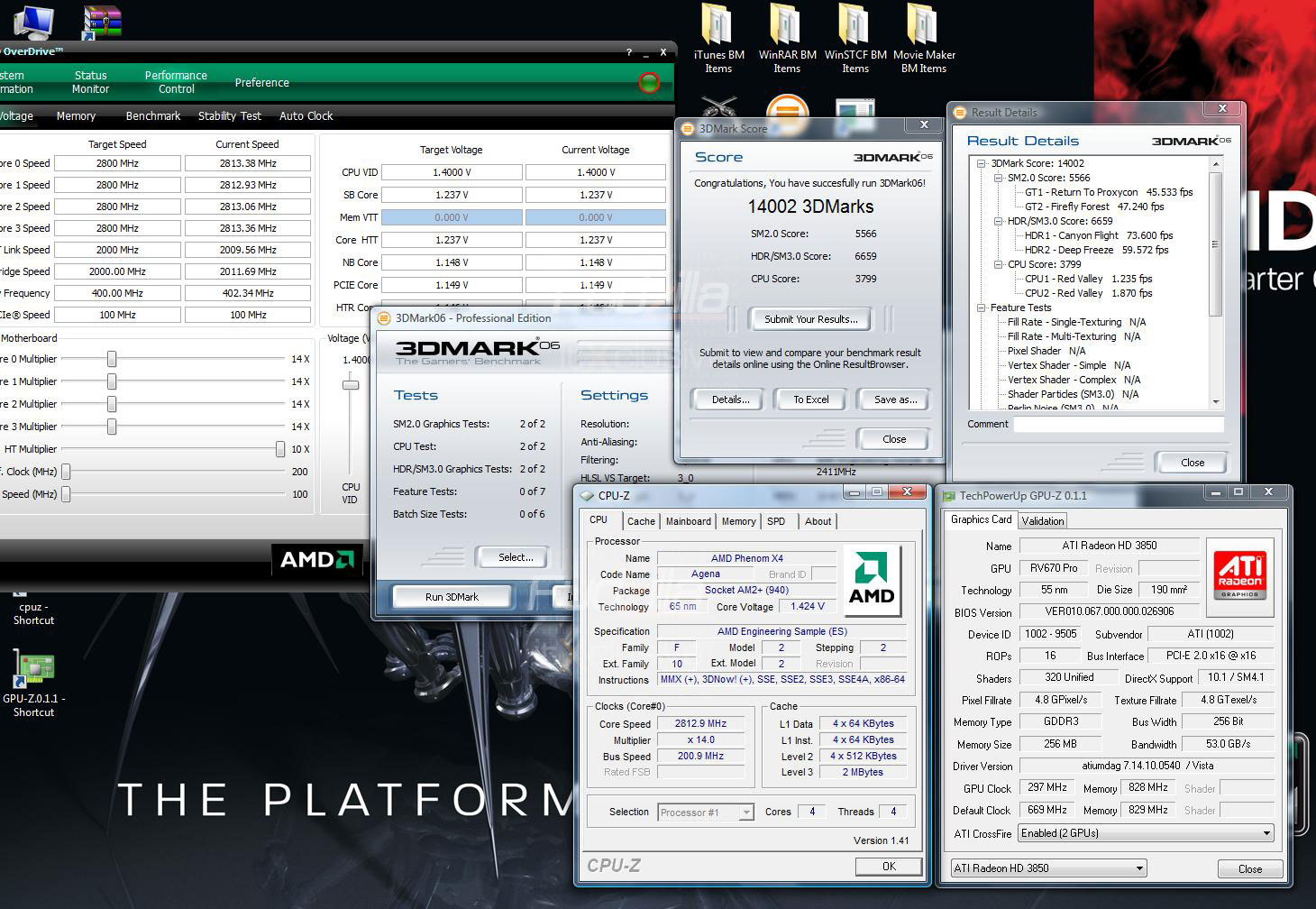 První testy přetaktování Phenomů X4, Phenomy 9700 se možná opozdí