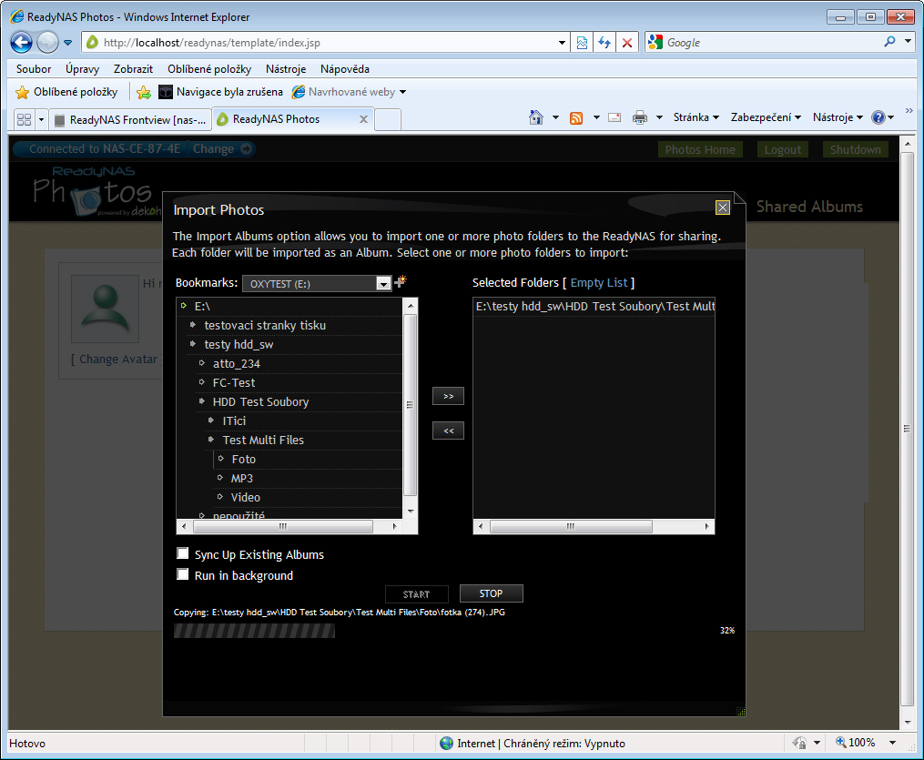 Domácí data na síti: Netgear ReadyNAS Duo