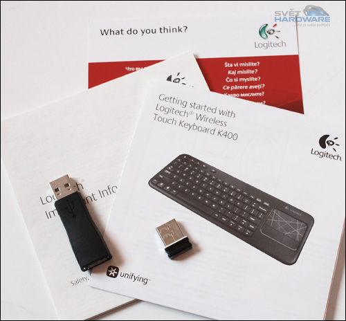 Logitech K400: řešení pro HTPC