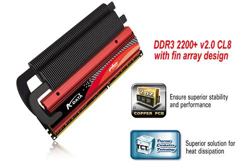 A-Data uvádí paměti DDR3-2200+