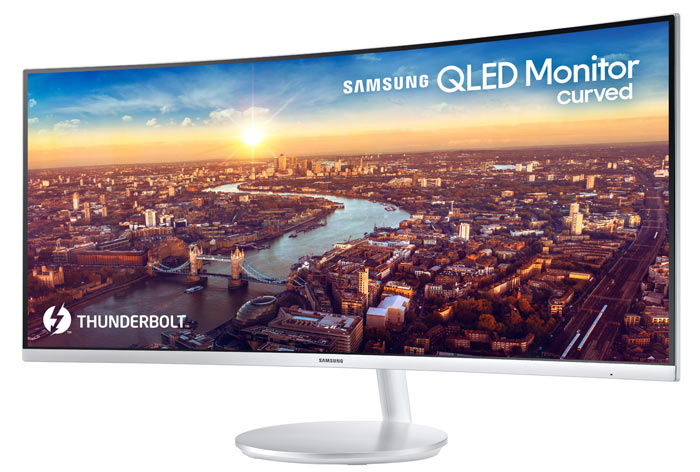 Samsung CJ791: prohnutý QLED monitor s Thunderboltem 3