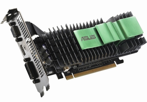 Energeticky nenáročná grafická karta Asus Bravo220 pro nenáročné