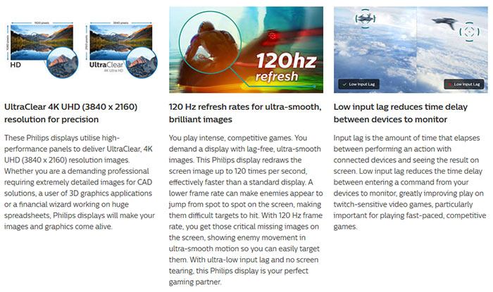 Philips nabízí 55", 120Hz a 4K herní monitor jako náhradu TV