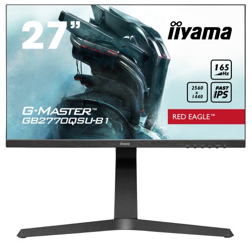 iiyama uvedla herní monitor Red Eagle GB2770QSU-B1 s 0,5ms odezvou