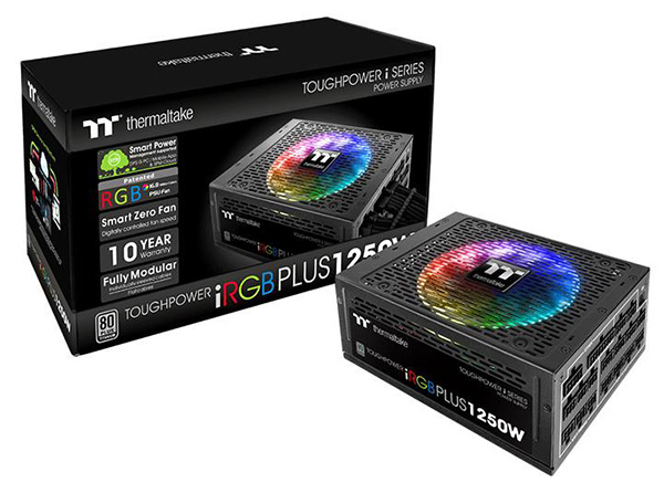 Thermaltake představuje Toughpower iRGB 1250W, zdroj s RGB LED