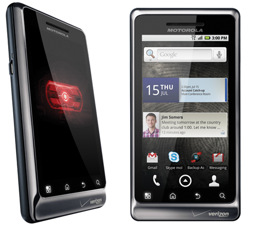 Motorola Droid 2: oficiální specifikace Aktualizováno